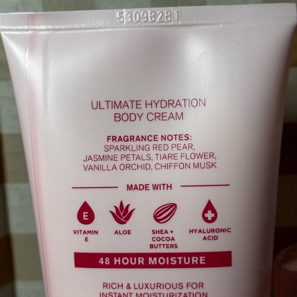 NEW B&BW π Pink Chiffon Body Cream and Body Wash Set , Full size - Picture 4 of 5